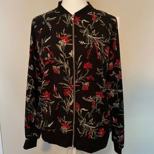 West Key Bomber Jacket Top Full Zip